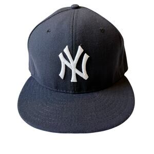New Era 59FIFTY NY Yankees Fitted Hat Cool Base Navy Size 7 3/4 Men's MLB